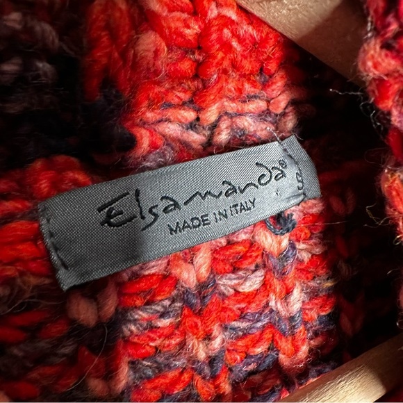Elsamanda | Multi Color Chunky Knit Turtleneck Sweater - Picture 6 of 6